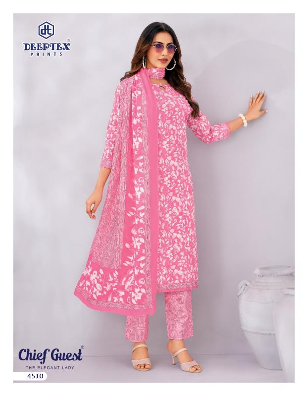 Deeptex chief guest vol 45 cotton dress material wholesale jetpur gujarat